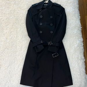Lord & Taylor 424 fifth Black Trench Coat